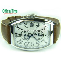 Franck Muller Style : Italian Genuine Bull Leather Strap (3 color)