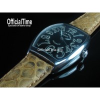 Franck Muller Style : Australia Genuine Python Skin Strap (4 color)