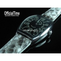 Franck Muller Style : Australia Genuine Python Skin Strap (4 color)