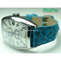 Franck Muller Style : Australia Genuine Python Skin Strap (4 color)