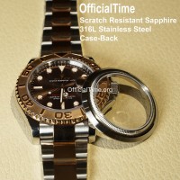 Rolex Yacht-Master Style : Sapphire Transparent Case Back Rolex Yacht-Master Style : Sapphire Transparent Case Back