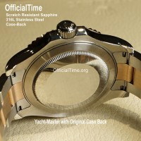 Rolex Yacht-Master Style : Sapphire Transparent Case Back Rolex Yacht-Master Style : Sapphire Transparent Case Back