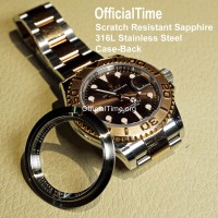 Rolex Yacht-Master Style : Sapphire Transparent Case Back