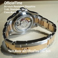 Rolex Yacht-Master Style : Sapphire Transparent Case Back Rolex Yacht-Master Style : Sapphire Transparent Case Back