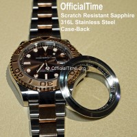 Rolex Yacht-Master Style : Sapphire Transparent Case Back