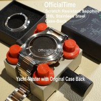 Rolex Yacht-Master Style : Sapphire Transparent Case Back