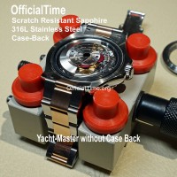 Rolex Yacht-Master Style : Sapphire Transparent Case Back Rolex Yacht-Master Style : Sapphire Transparent Case Back