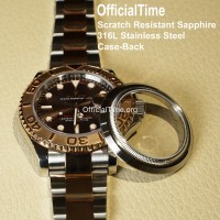 Rolex Yacht-Master Style : Sapphire Transparent Case Back