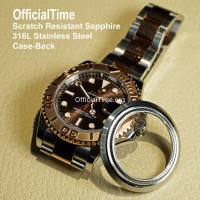 Rolex Yacht-Master Style : Sapphire Transparent Case Back Rolex Yacht-Master Style : Sapphire Transparent Case Back