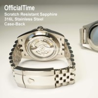 Rolex Datejust 41mm Style - Sapphire Transparent Case Back