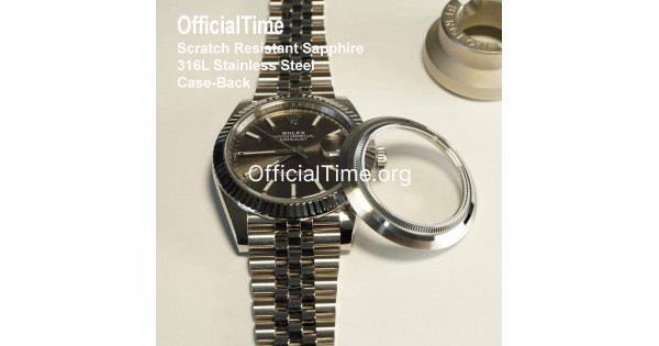 OfficialTime Transparent Case Back for Rolex Datejust #41mm