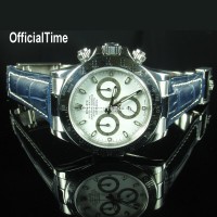 Rolex Daytona Style - Calf Leather with Alligator Grain Strap (3 color) Rolex Daytona Style - Calf Leather with Alligator Grain Strap (3 color)