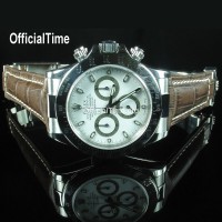 Rolex Daytona Style - Calf Leather with Alligator Grain Strap (3 color) Rolex Daytona Style - Calf Leather with Alligator Grain Strap (3 color)