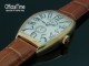 for FM6850 - 19/16mm Calf Leather with Alligator Grain Strap (5 colors)