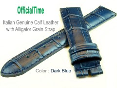 20/16mm Calf Leather with Alligator Grain Strap (5 colors)