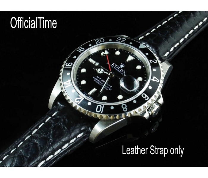 gmt master leather strap