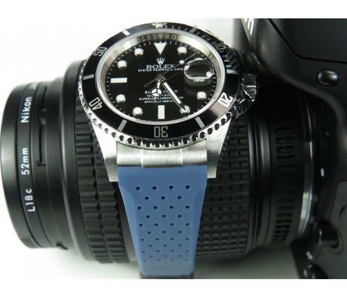 black rubber strap for rolex submariner