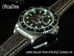 Rolex GMT Master #16700 Style - 20/16mm Shark Skin Strap (3 colors)