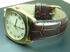 Baume & Mercier Style - 19/16mm Calf Leather with Alligator Grain Strap (5 colors)
