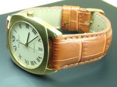 Baume & Mercier Style - 19/16mm Calf Leather with Alligator Grain Strap (5 colors)