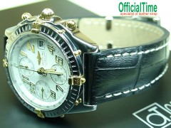 Breitling Style - 20/18mm Calf Leather with Alligator Grain Strap -R (4 colors)