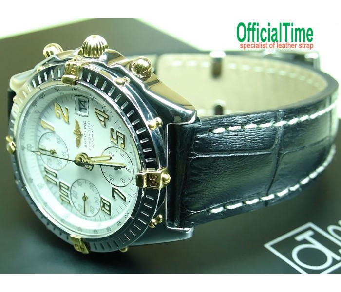 breitling genuine leather