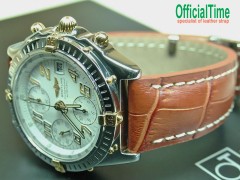 Breitling Style - 20/18mm Calf Leather with Alligator Grain Strap -R(F) (4 colors)